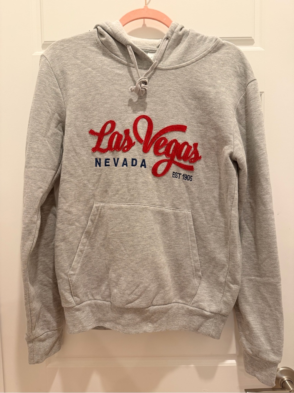 Gray Las Vegas Nevada Hooded Sweatshirt